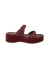 Sandália Flatform Feminina Bordeaux