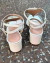 Sandália Nude Metal Pearl Off White - loja online