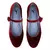 Sapatilha Doll Veludo Vinho - Loulou Shoes
