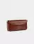 Bolsa Baguete Dix Couro Marrom / Metal Ouro - loja online
