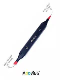 MARCADORES MOOVING SKETCH DOBLE PUNTA X 48 - tienda online