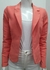 BLAZER NOVA ESTAMPA SALMÃO SEM BOTÃO - TroqueAqui Moda Circular