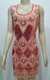 VESTIDO GOLDEN PAN/HER SALMÃO FRENTE BORDADA - comprar online