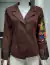 BLAZER STRELITIZA MARROM - TroqueAqui Moda Circular