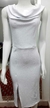 VESTIDO MID BRANCO COM FENDA - comprar online