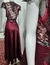VESTIDO DE FESTA VERMELHO ESCURO P na internet