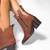 BOTA ZARDOT COURO CANO CURTO ZÍPER - MAP Shoes