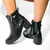 BOTA ZARDOT COURO CANO CURTO ZÍPER - comprar online