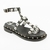 SANDÁLIA FLATFORM ZARDOT COURO TACHAS - comprar online