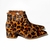 BOTA ZARDOT COURO CANO CURTO ANIMAL PRINT