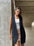 chaleco negro sastrero - comprar online