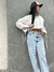 Jeans recto tiro medio - comprar online