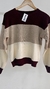 Sweater tricolor - tienda online