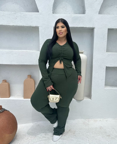 Conjunto Dani canelado premium - loja online