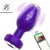 Vibrador anal com controle sem fio, plugue anal para homens, massageador de pró