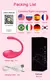 Vibrador sem fio Bluetooth G Spot para mulheres, vibrador, controle remoto APP,