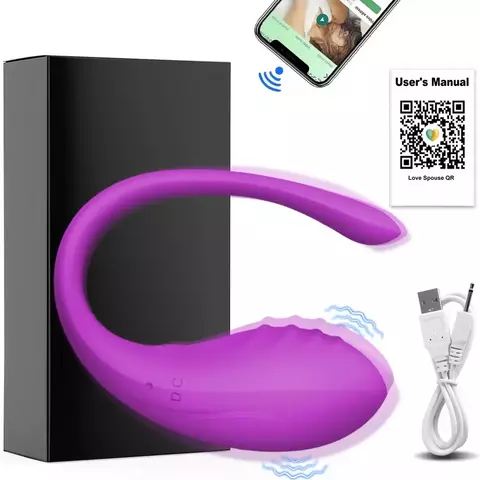 Vibrador sem fio Bluetooth G Spot para mulheres, vibrador, controle remoto APP,