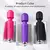 Vibradores de clitóris poderosos, recarga usb, vibrador av, massageador, bem-es - loja online