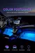 Luz do Pé Ambiente Interior do Carro com USB, Lâmpada Decorativa, Luz de Fundo - loja online