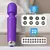 Vibradores de clitóris poderosos, recarga usb, vibrador av, massageador, bem-es - loja online