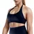 Top sutiã esportivo feminino sem costura halter topo alto suporte i