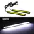 Ultra fino brilhante LED carro COB luzes diurnas, super brilhante, baixa configu - P&P