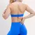 Top sutiã esportivo feminino sem costura halter topo alto suporte i - P&P