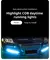 Ultra fino brilhante LED carro COB luzes diurnas, super brilhante, baixa configu