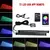 Luz do Pé Ambiente Interior do Carro com USB, Sem Fio, Controle Remoto, Música - comprar online