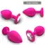 Vibrador anal para adultos, silicone macio, em forma redonda, bala erótica, bri - comprar online