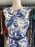 Vestido estampado azul