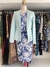 Vestido estampado azul - María Luisa | Moda mexicana
