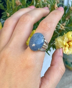 Anillo de Cuarzo Azul