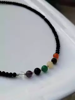 Gargantilla 7 chakras con mostacillas - comprar online