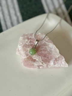 Dije esfera coronita Fluorita Verde