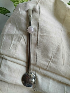 Bombilla de acero inoxidable - Las Wiccas tienda holística