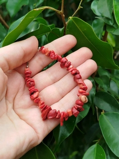 Pulsera Coral Rojo