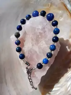 Pulsera Lapislázuli esferas en internet