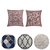 Capa de Almofada 45x45 Jacquard Sala e Quarto Dupla Face - Departamix