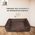 Cama Pet Cachorro Gato Grande Quadrada Suede Com Ziper - comprar online