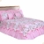 Kit Cobre Leito Colcha Queen Babados Hotel Pousada 6 Peças - Departamix