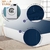 Jogo de Cama Laura Solteiro 200 fios com Fronha Ponto Palito - comprar online