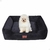 Cama Pet Cachorro Gato Grande Quadrada Suede Com Ziper - Departamix