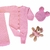 Kit 3 Peças Saída Maternidade Jumper Macacão com Manta e Touca Bebê Frio - comprar online