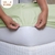 Jogo de cama solteiro lençol com elástico 140 Fios 3 Peças