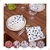 Kit 2 Guardanapos de Mesa Posta Estampa 35cm Natal Ano Novo