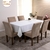 Toalha de Mesa 10 Lugares Basic 3,00x1,40m Liso Tecido Oxford na internet