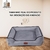 Cama Pet Cachorro Gato Grande Quadrada Suede Com Ziper - comprar online