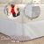 Saia Para Box Matelada Cama Queen Branco Quadriculado - loja online