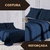 Kit 3 Peças Cobre Leito King Size HT 400 Fios Bordado Hotel - loja online